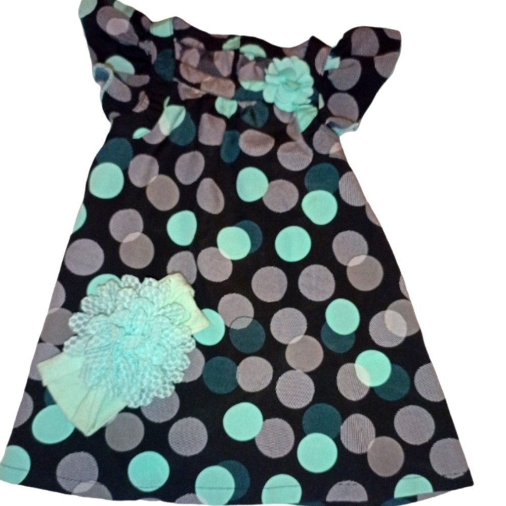 2T dress with hairbow